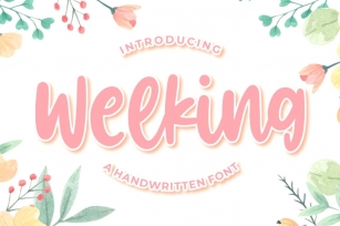 Welking - Handwritten Font Font Download