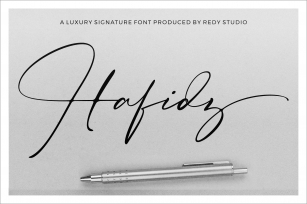 Hafidz | Luxury Signature Font Font Download