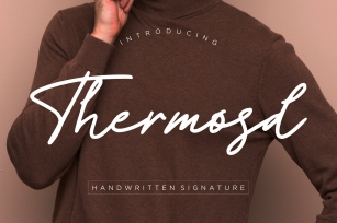 Thermosd Handwritten Signature Font Download