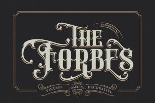 FORBES - Modern Vintage Font Font Download