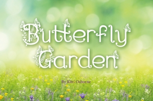 Butterfly Garden - Updated Font Download