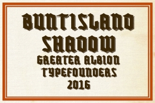 Buntisland Shadow Font Download