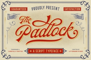 The Padlock - A Vintage Script Font Download