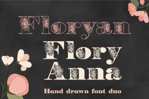 Floryan & FloryAnna Font Duo Font Download