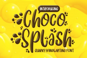 Choco Splash - Quirky Handwriting Font Font Download