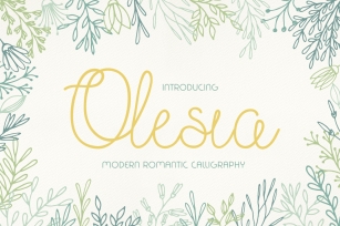 Olesia Script Font Download