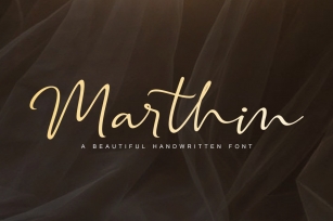 Marthin Script Font Font Download