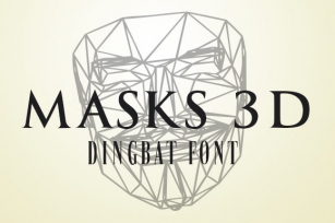 Masks 3D Font Download