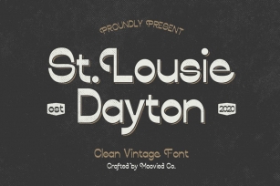 Lousie Dayton Font Sans Display Font Download