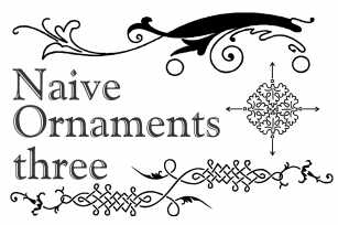 Naive Ornaments Three Font Download