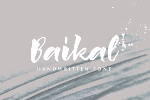 Baikal Handwritten Font with bonus Font Download