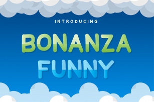 Bonanza Funny Display Font Font Download