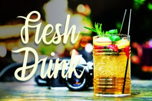 Fresh Drink Font Download
