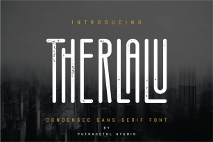 Therlalu - Condensed Sans Serif Font Font Download