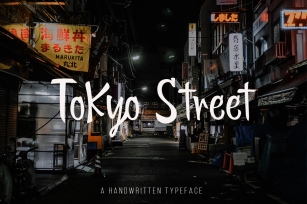 Tokyo Street - Handwritten Typeface Font Download