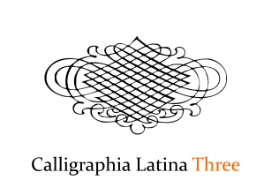 Calligraphia Latina Three Font Download