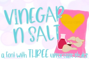Vinegar N Salt - A Font Trio-ish Font Download