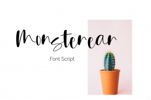 Monsterear font script Font Download