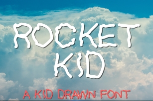 Rocket Kid | An All Caps Kid Drawn Font Font Download