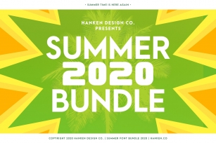 HDC Summer 2020 Bundle Font Download