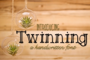 Twinning a Handwritten Font Font Download