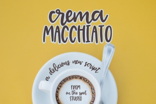 Crema Macchiato Font Download