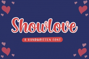 Showlove - a lovely font Font Download