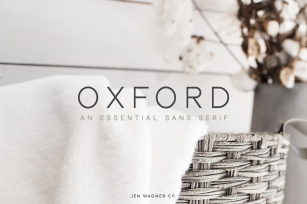Oxford | An Essential Sans Serif Font Download