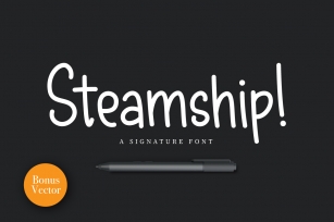 Steamship Font Download