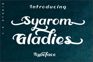 syarom gladies Font Download