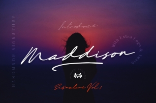 Maddison - Handmade Signature Font Download