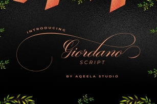Giordano Script Font Download