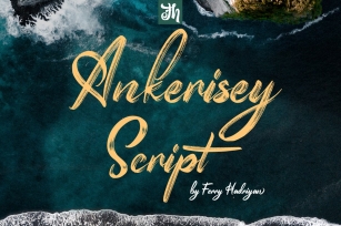 Ankerisey - Handwritten Font Font Download
