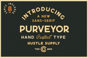 Purveyor - 8 Fonts Included - Font Bundle Font Download