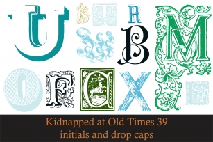 Kidnapped at Old Times 39 Font Download