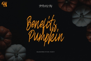 Benefits pumpkin Script Font Download
