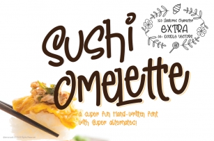 Sushi Omelette Font Download