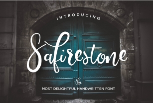 Safirestone Font + Extras Font Download