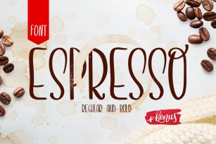 Espresso font Font Download