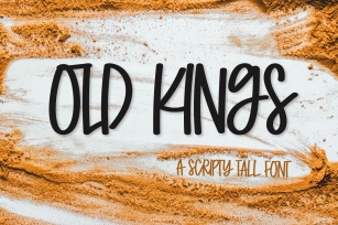 Old Kings - A Scripty Caps Font Font Download
