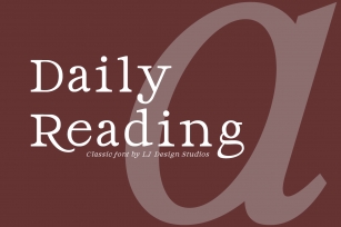 Daily Reading Font Download