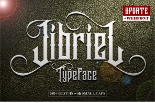 Jibriel Typeface with Small Caps Font Download
