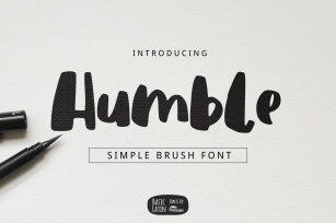 Humble Brush Font Font Download