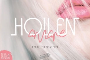 Hollen Amare Font Duo - free logo template Font Download