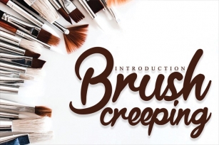 Brush Creeping Font Download
