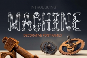 Machine font family Font Download