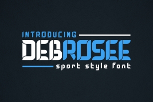 Debrosee Sport Style Font Download