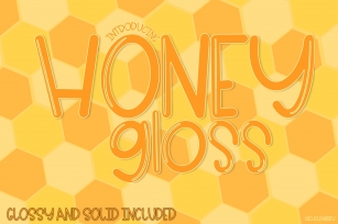 Honey Gloss - A Glossy & Solid Font Pair Font Download