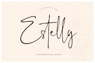 Estelly Stylish Signature Font Download