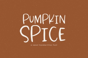Pumpkin Spice - A Fun Handwritten Font Font Download